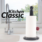 12.5 Marble Paper Towel Holder for Kitchen Towels Rack - wrapping paper holder Towel