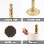 12.5 Marble Paper Towel Holder for Kitchen Towels Rack - wrapping paper holder Towel