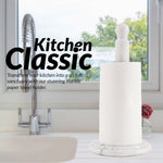 12.5 Marble Paper Towel Holder for Kitchen Towels Rack - wrapping paper holder Towel