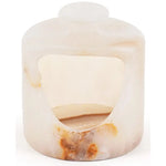 Marble Salt Cellar 4.5" Inch Oceanic Handmade Salt Jar & Table Salt Storage For Kitchen Countertop