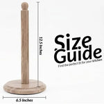 12.5" Marble Paper Towel Holder for Kitchen Towels Rack - Wrapping Paper Holder Towel