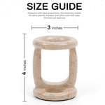 Marble Stationary Holder 4" Inches Travertine Handmade Maker Organizer
