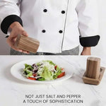 Marble Salt and Pepper Holders for Kitchen Countertop - Salt Shakers