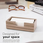 Marble Tissue Box Cover Tissue Dispenser for Bathroom & Living Room Organizer
