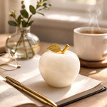 Marble Apple Paperweight - Best for Home Office Desk