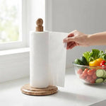12.5" Marble Paper Towel Holder for Kitchen Towels Rack - Wrapping Paper Holder Towel