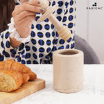 Honey Jar with Dipper Lid - Honey Dispenser