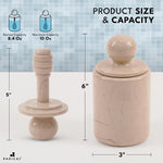 Honey Jar with Dipper Lid - Honey Dispenser