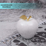 Marble Apple Paperweight - Best for Home Office Desk