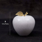 Marble Apple Paperweight - Best for Home Office Desk