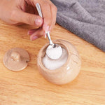 Marble Salt Cellar With Lid 3'' Salt Container For Kitchen Countertop - Salt Box & Salt Dish