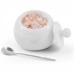 Marble Salt Cellar With Lid 3'' Salt Container For Kitchen Countertop - Salt Box & Salt Dish