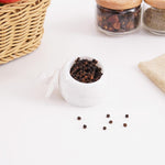 Marble Salt Cellar With Lid 3'' Salt Container For Kitchen Countertop - Salt Box & Salt Dish
