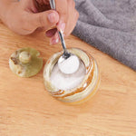 Marble Salt Cellar With Lid 3'' Salt Container For Kitchen Countertop - Salt Box & Salt Dish