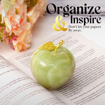 Marble Apple Paperweight - Best for Home Office Desk