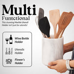 Natural Marble Utensil Holder - Home Accessories