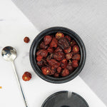 Beautiful black stone salt and spice jar