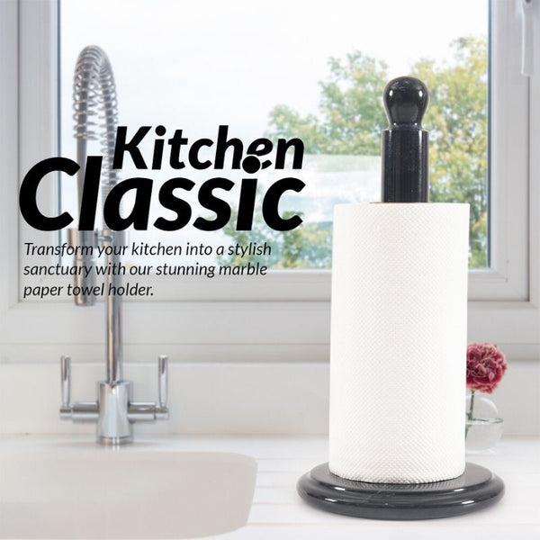 12.5 Marble Paper Towel Holder for Kitchen Towels Rack - wrapping paper holder Towel