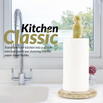 12.5 Marble Paper Towel Holder for Kitchen Towels Rack - wrapping paper holder Towel