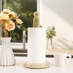 12.5 Marble Paper Towel Holder for Kitchen Towels Rack - wrapping paper holder Towel