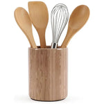 Marble Utensil Holder and Spoon Caddy Black -Countertop Organizer for Kitchen Utensils, Flatware, and Chopsticks