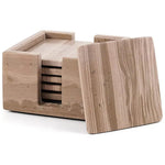 Full Square Coaster Set with Holder