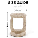 Marble Stationary Holder 4" Inches Travertine Handmade Maker Organizer