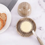 Fancy Marble Butter Dish - Butter Crock