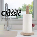 12.5" Marble Paper Towel Holder for Kitchen Towels Rack - Wrapping Paper Holder Towel