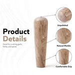 Marble Pestle Only Crusher for Mortar and Pestle Set, Spice Grinder & Herb Smashing