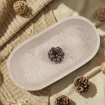 Marble Dough Bowl 10" Candle Holder Bowls For Living Room Décor Ideal Candy & Selenite Bowl