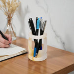 Marble Stationary Holder 4" Inches Travertine Handmade Maker Organizer