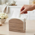 Natural Marble Napkin Holder - Tissue Holder