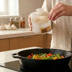 Marble Salt Cellar 4.5" Inch Oceanic Handmade Salt Jar & Table Salt Storage For Kitchen Countertop