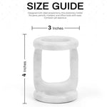 Marble Stationary Holder 4" Inches Travertine Handmade Maker Organizer