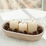 Marble Dough Bowl 10" Candle Holder Bowls For Living Room Décor Ideal Candy & Selenite Bowl