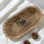 Marble Dough Bowl 10" Candle Holder Bowls For Living Room Décor Ideal Candy & Selenite Bowl