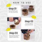 Natural Marble Butter Dish - Butter Crock