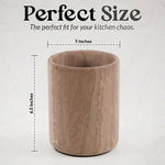 Marble Utensil Holder and Spoon Caddy Black -Countertop Organizer for Kitchen Utensils, Flatware, and Chopsticks