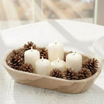 Marble Dough Bowl 10" Candle Holder Bowls For Living Room Décor Ideal Candy & Selenite Bowl