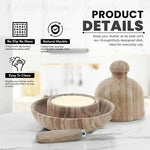Fancy Marble Butter Dish - Butter Crock