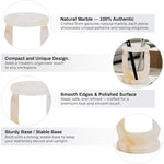 Marble Stationary Holder 4" Inches Travertine Handmade Maker Organizer