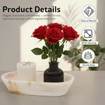 Marble Dough Bowl 10" Candle Holder Bowls For Living Room Décor Ideal Candy & Selenite Bowl