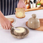 Fancy Marble Butter Dish - Butter Crock