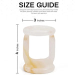 Marble Stationary Holder 4" Inches Travertine Handmade Maker Organizer