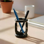 Marble Stationary Holder 4" Inches Travertine Handmade Maker Organizer