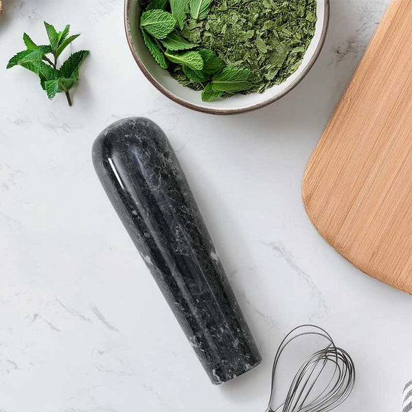 Marble Pestle Only Crusher for Mortar and Pestle Set, Spice Grinder & Herb Smashing