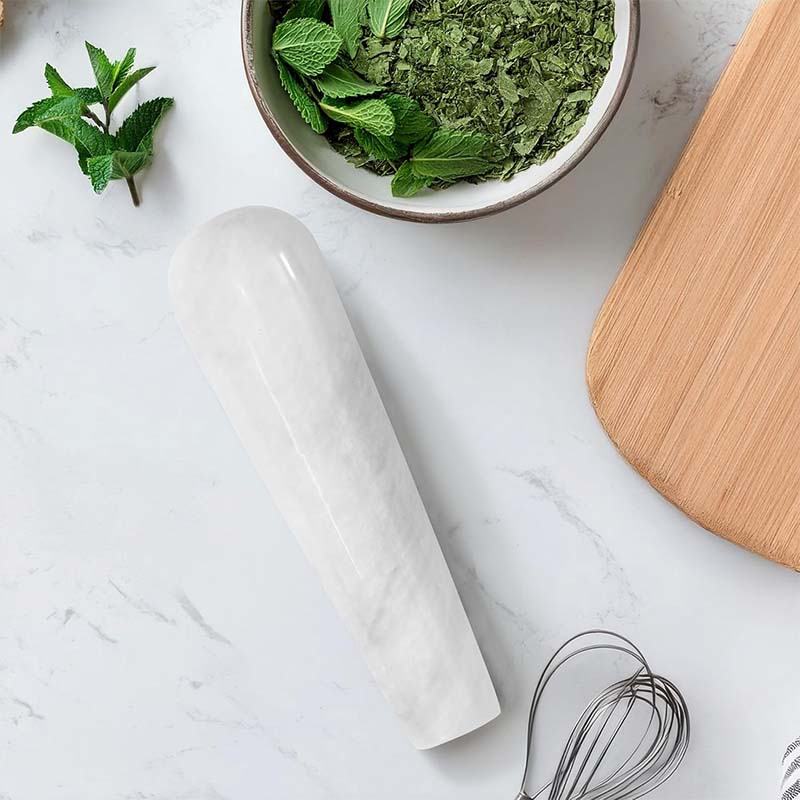 Marble Pestle Only Crusher for Mortar and Pestle Set, Spice Grinder & Herb Smashing
