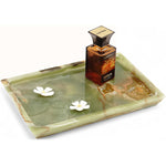 Fancy Natural Marble Rectangular Tray -  Serving Tray