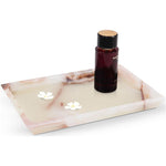 Fancy Natural Marble Rectangular Tray -  Serving Tray